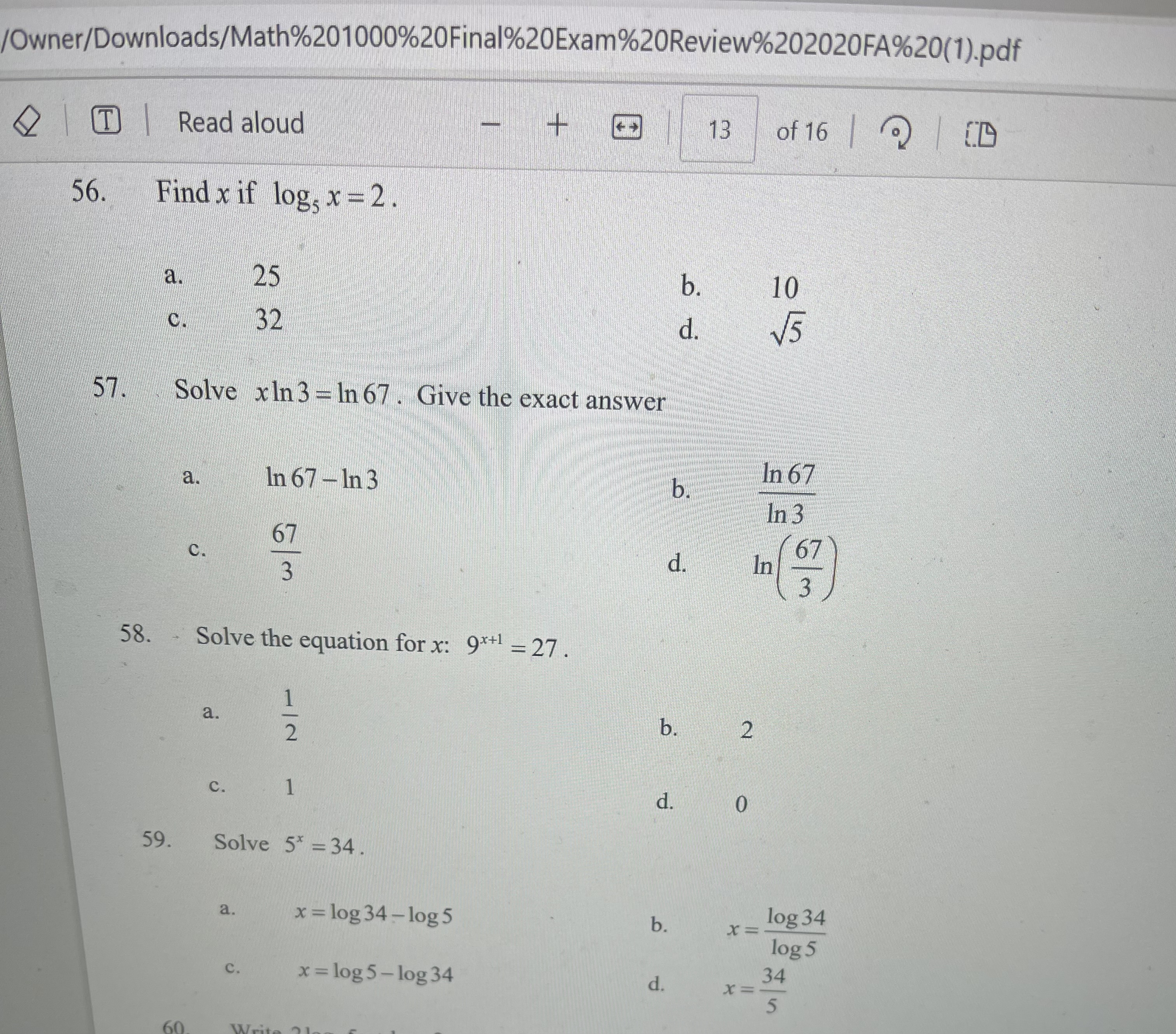 Please solve these and show me the steps even if