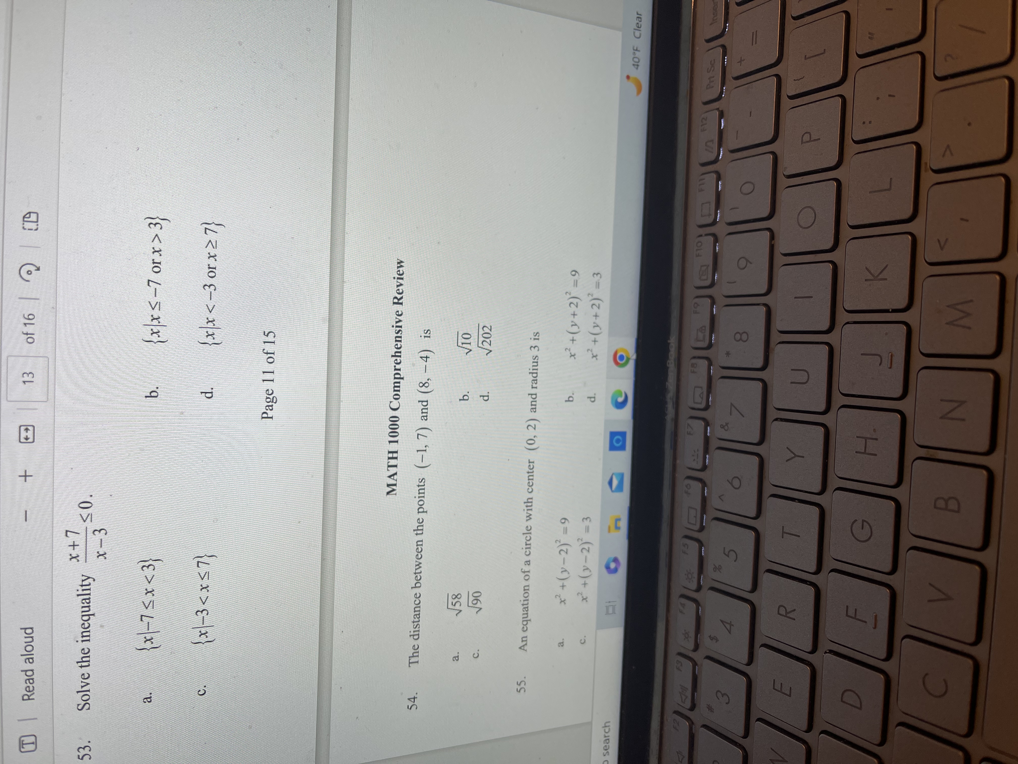 Please solve these and show me the steps even if