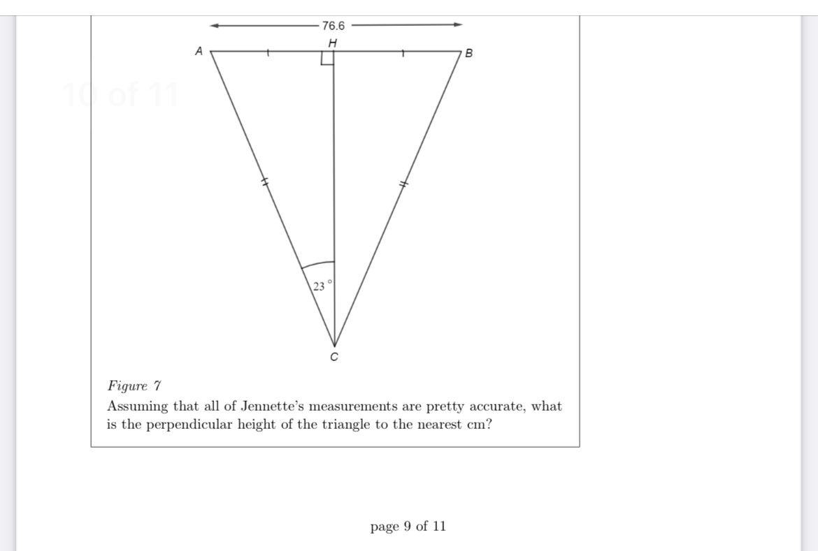 76.6 H A B 23 0 Figure 7 Assuming that all of