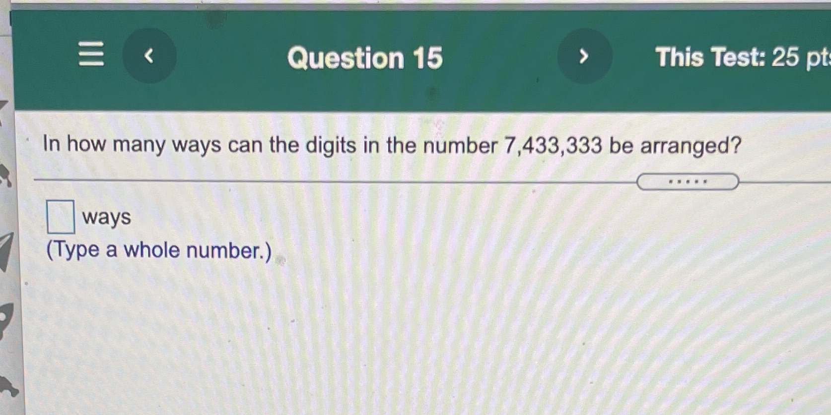 What's the answer ? A Question 15  style=