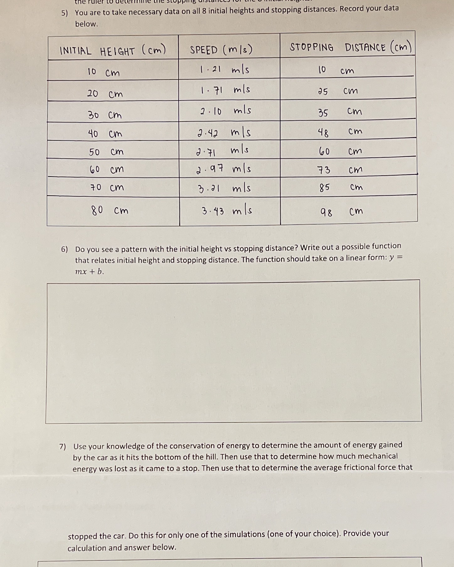 Please do # 6 and 7 thank you 5) You are to take