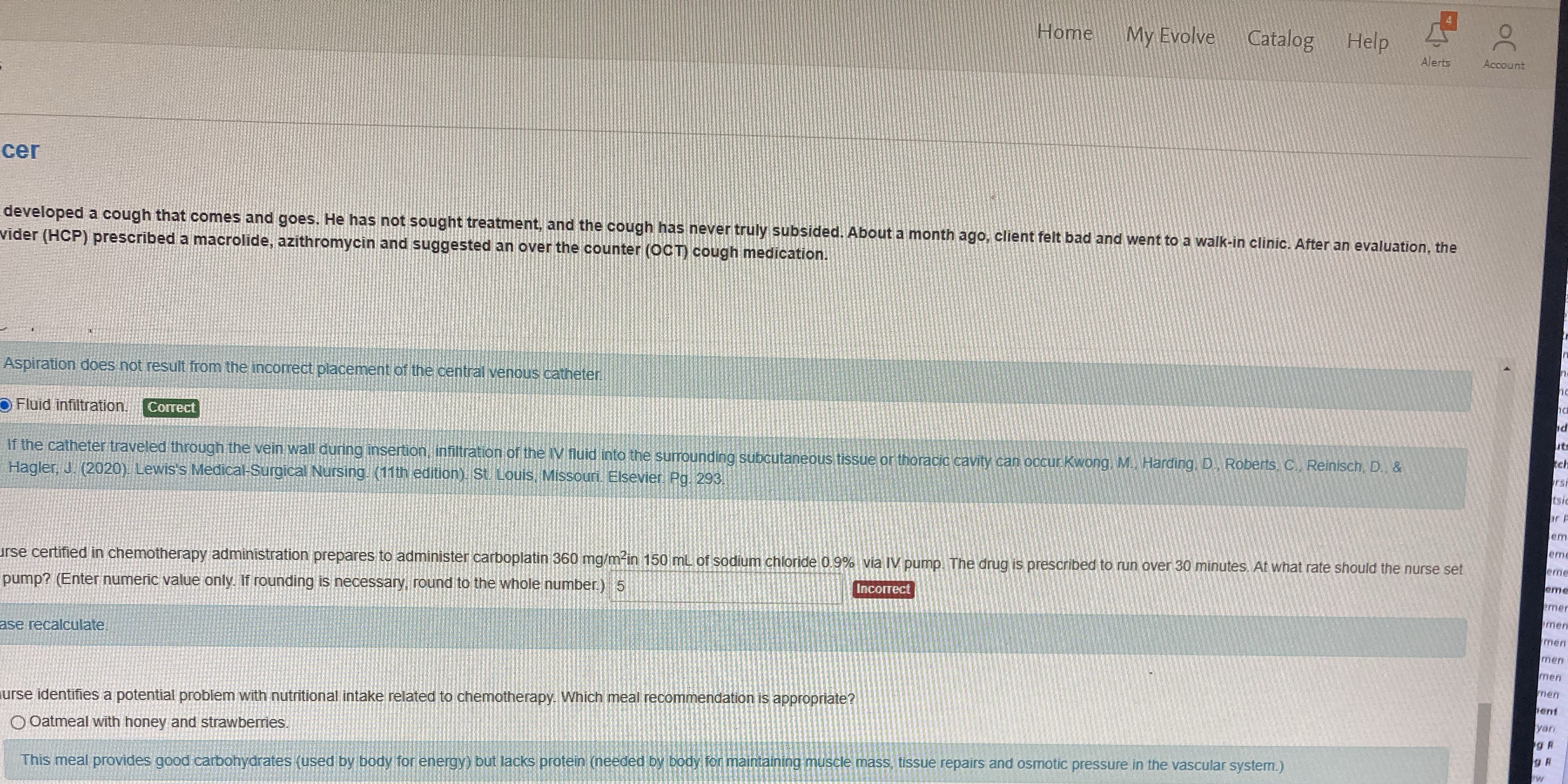 Home My Evolve Catalog Help Alerts Account cer