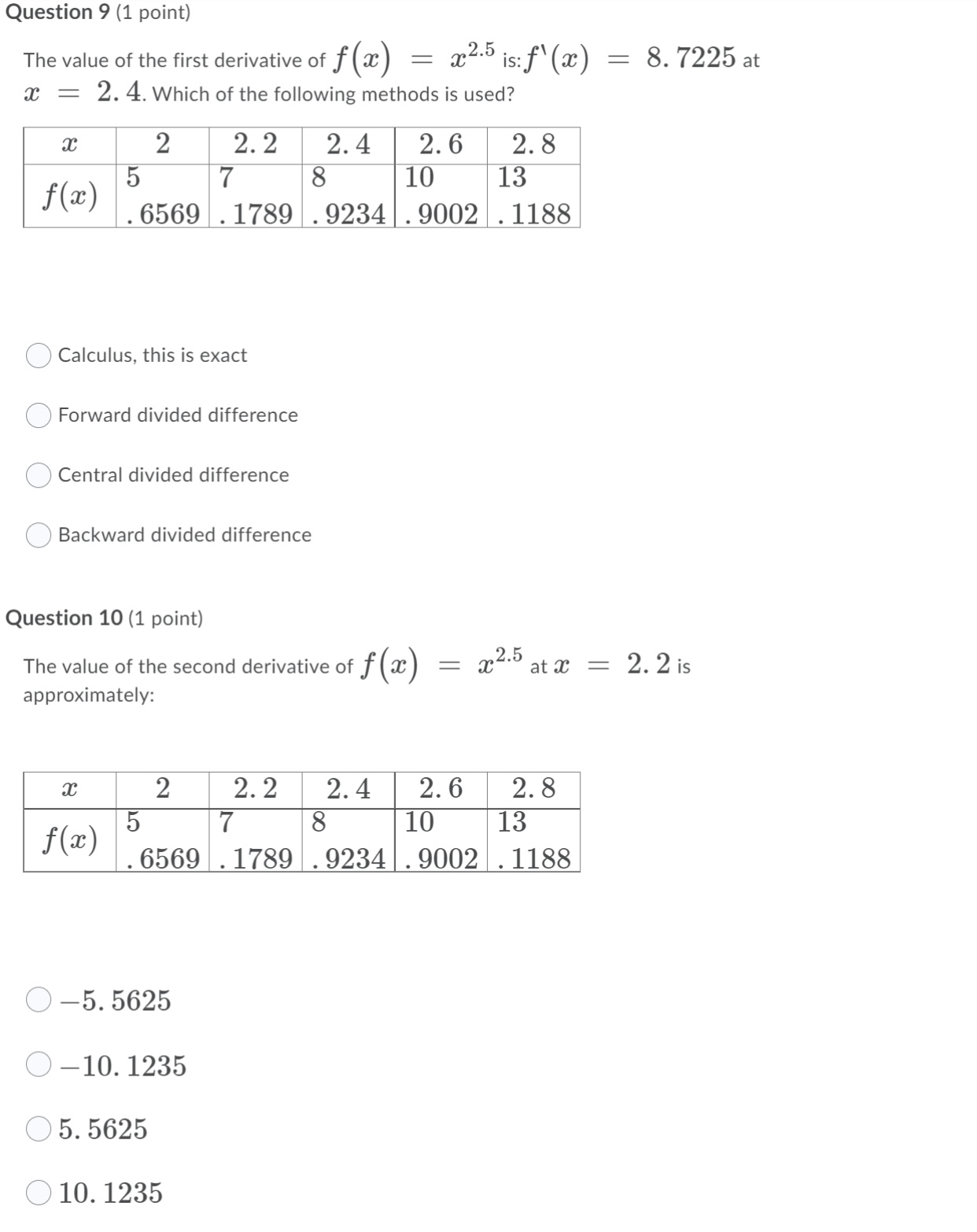 Please help me with the following questions