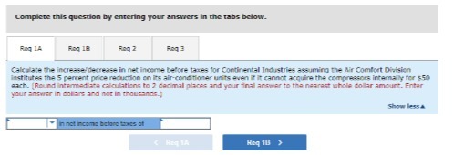 Complete this question by entering your answers