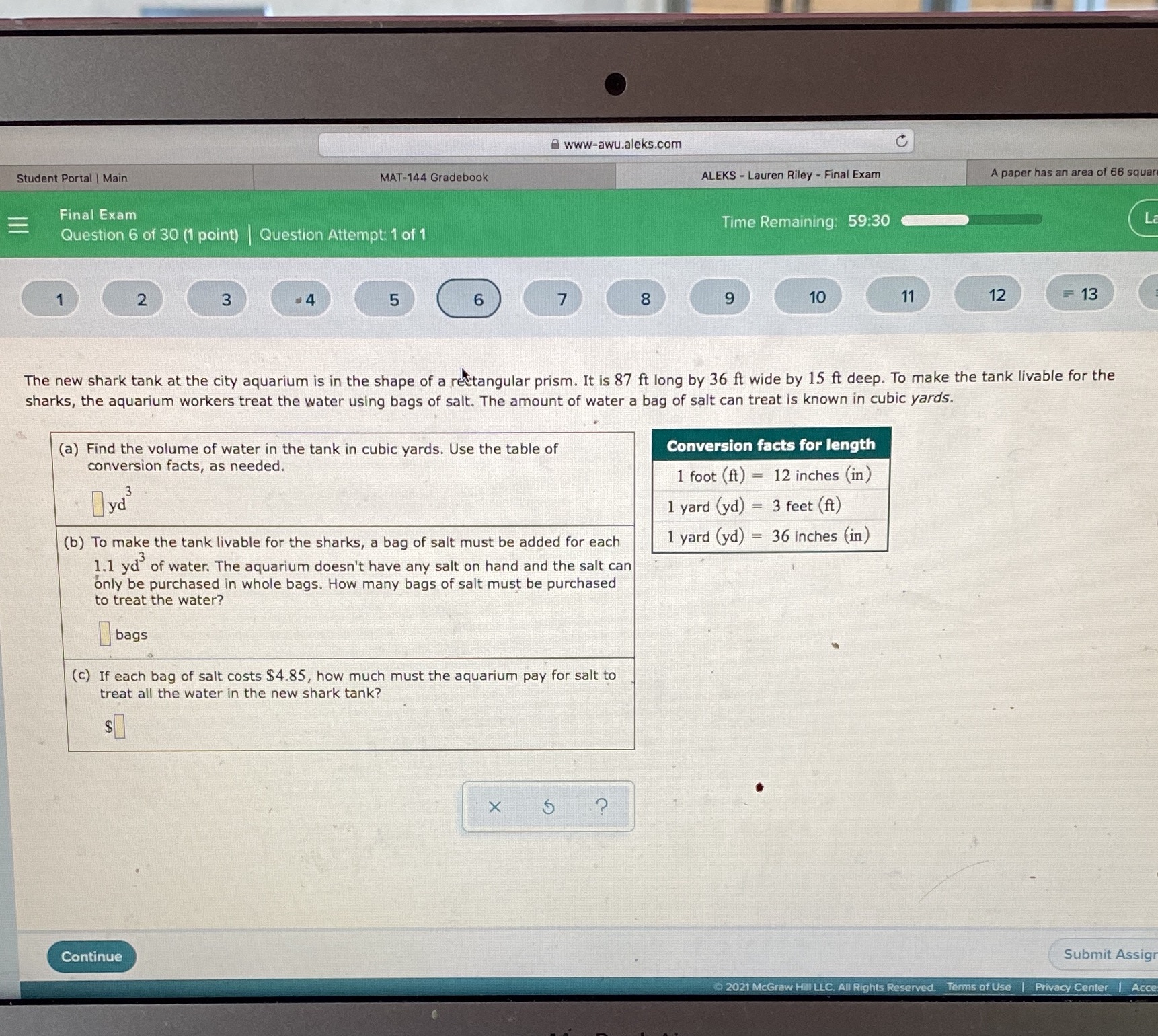 The new shark tank at the city aquarium is in the