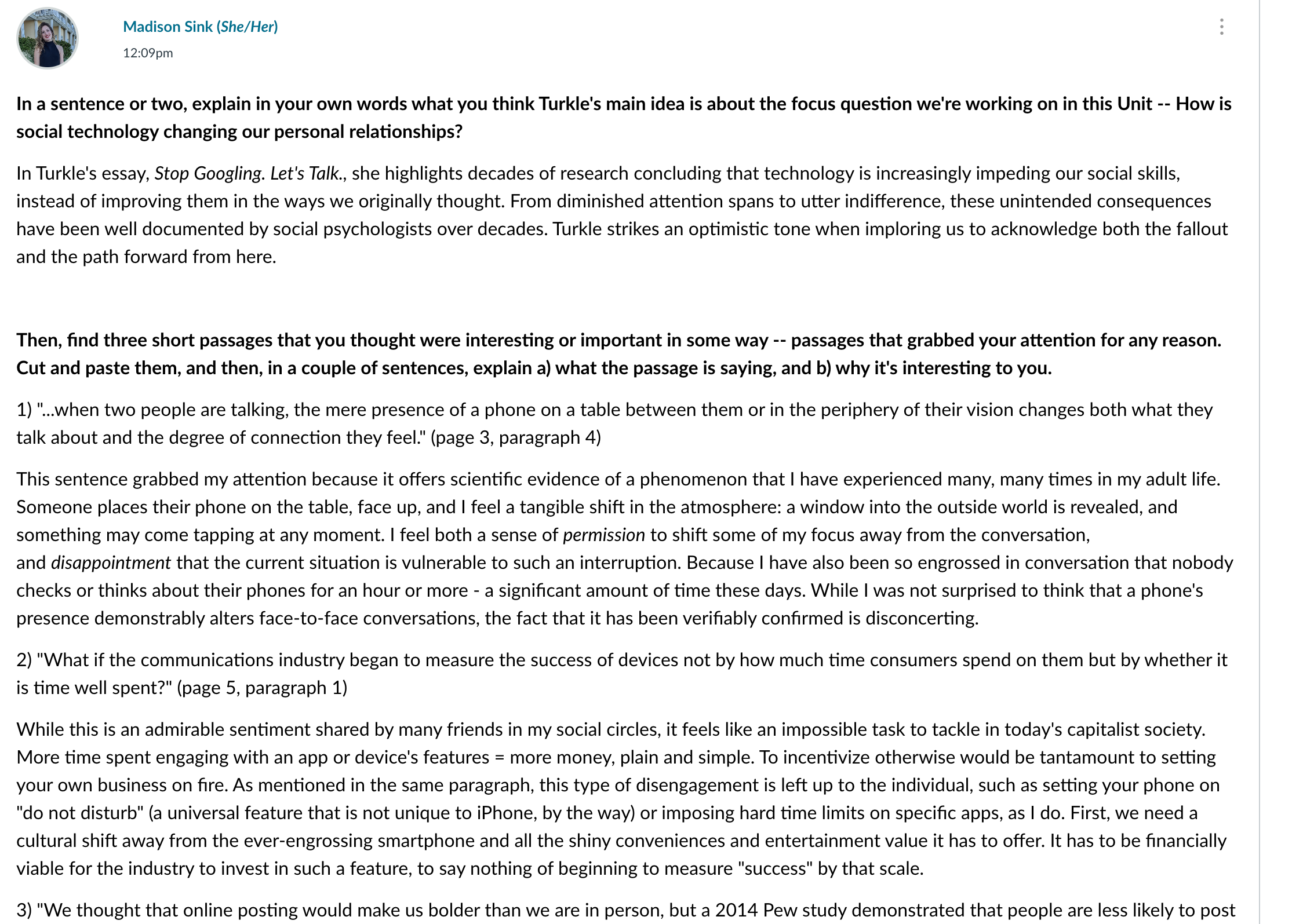 O _ Fernando Cardona I ' Wednesday Discussion