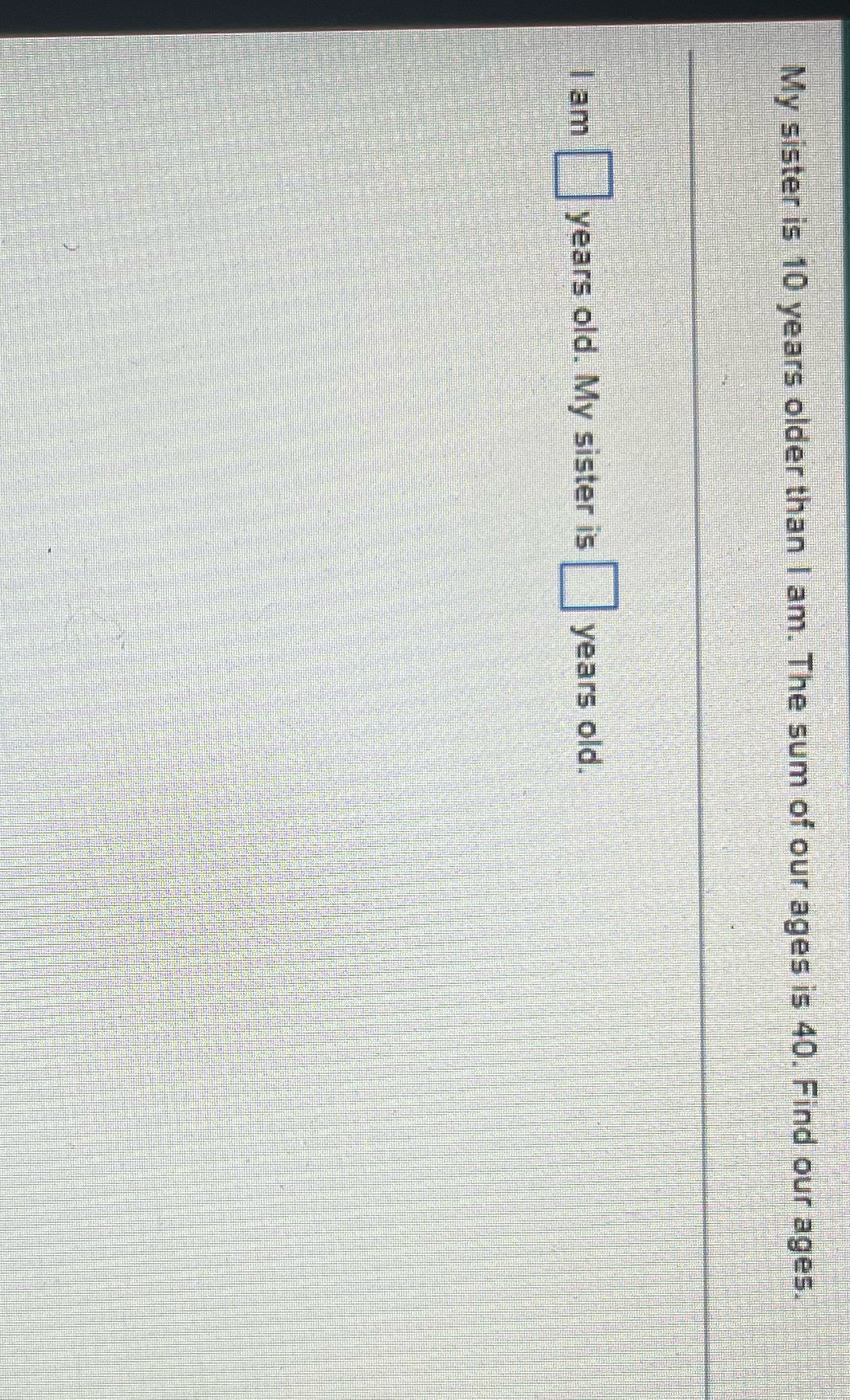 Please answer this for me in 3 minutes. It's an