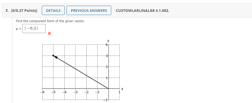 help please 2. [0/0.27 Points] DETAILS PREVIOUS
