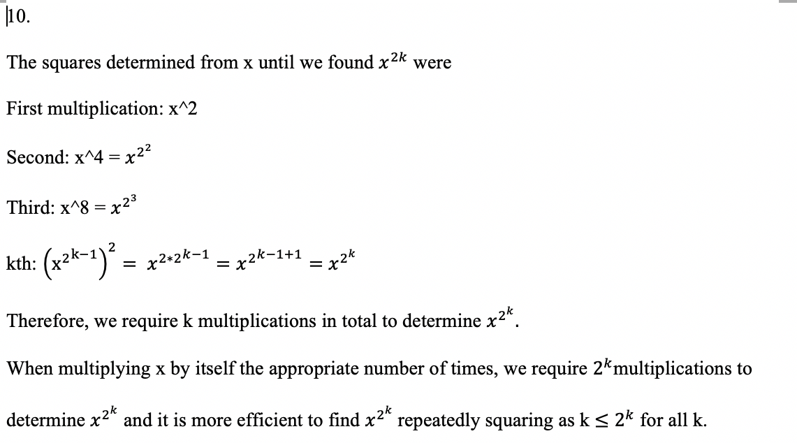 I have 2 questions. About #8, I know the sequence