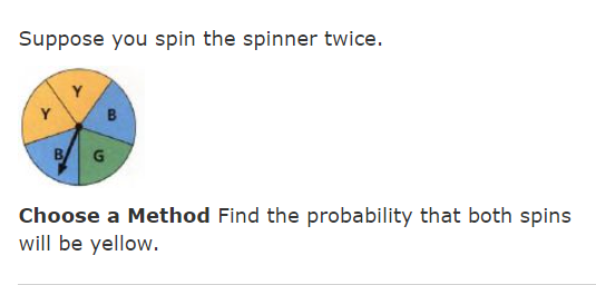 1. A number cube is rolled three times. What is
