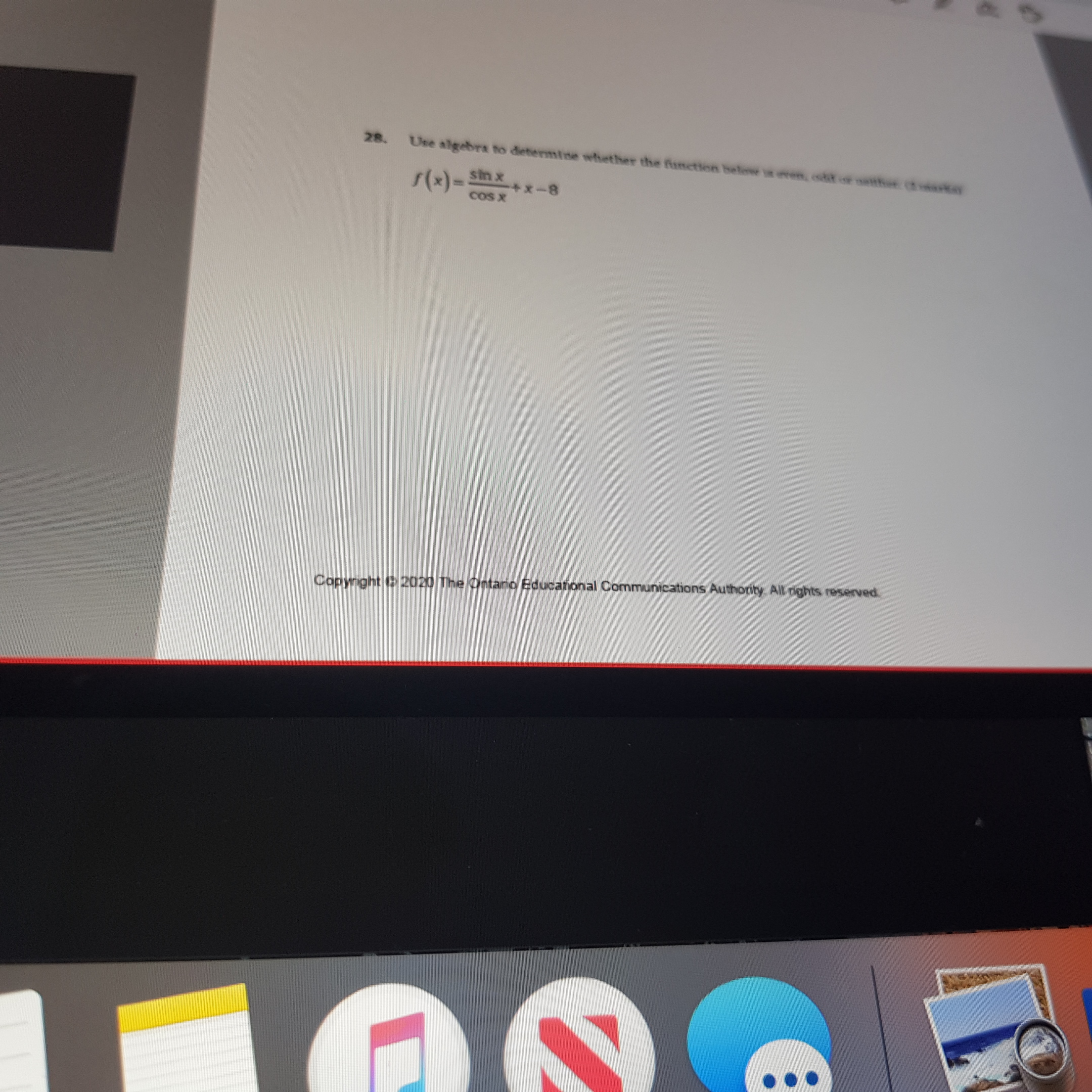 25. Use f (x+0.0001) f (x) to determine the