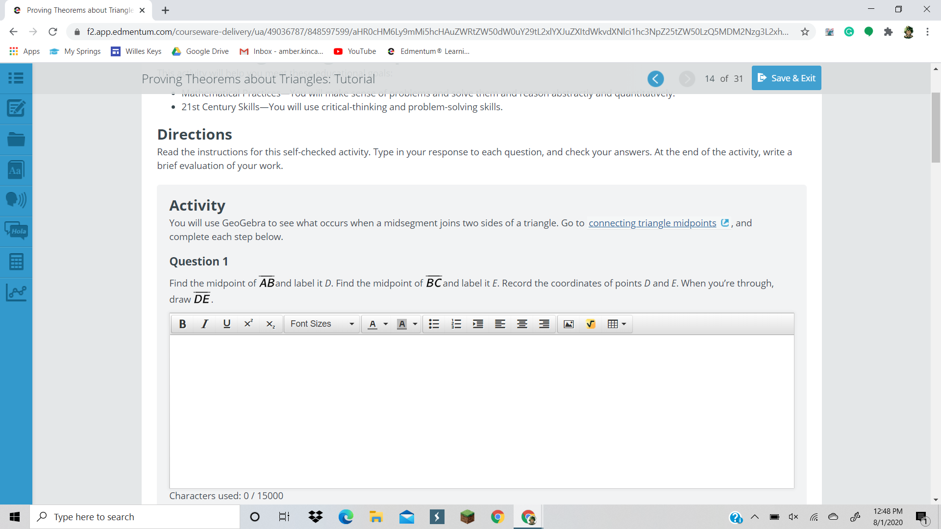 I need help ? @ Proving Theorems about Triangle X