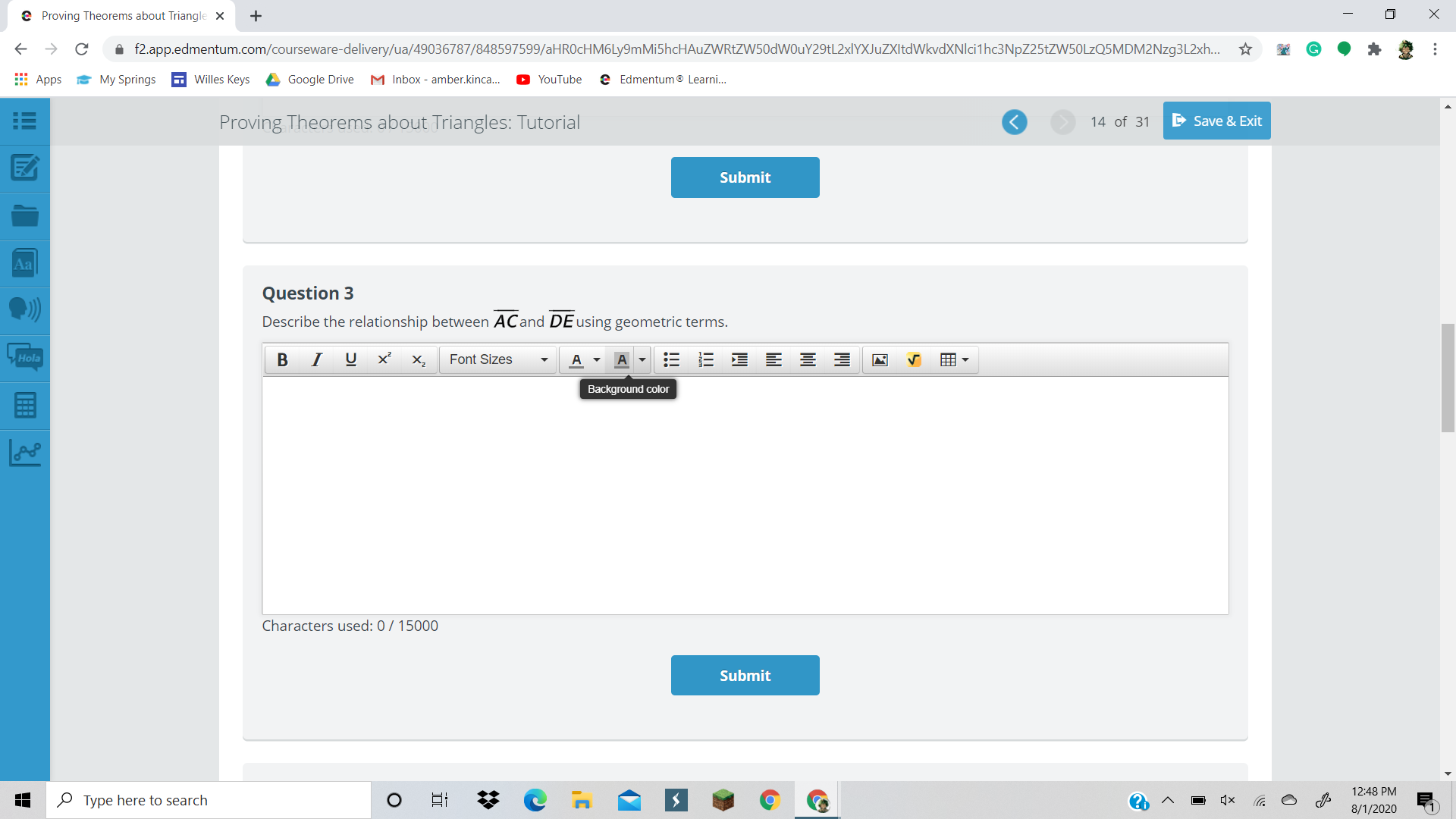 I need help ? @ Proving Theorems about Triangle X