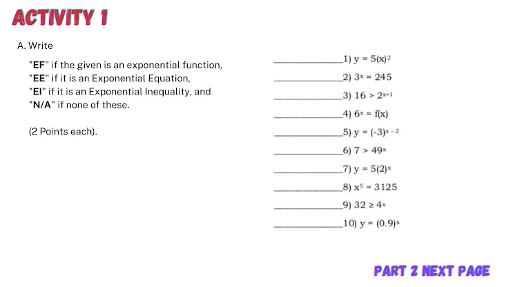 Please help me in genmath ACTIVITY ? C. Solution