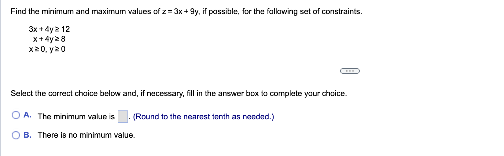 Find maximum and minimum: Find the values of x 2