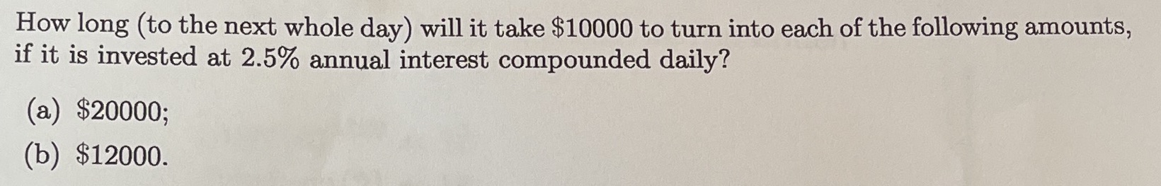 Please don't write in handwriting How long (to