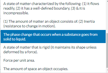 1 point What is the equation to calculate the