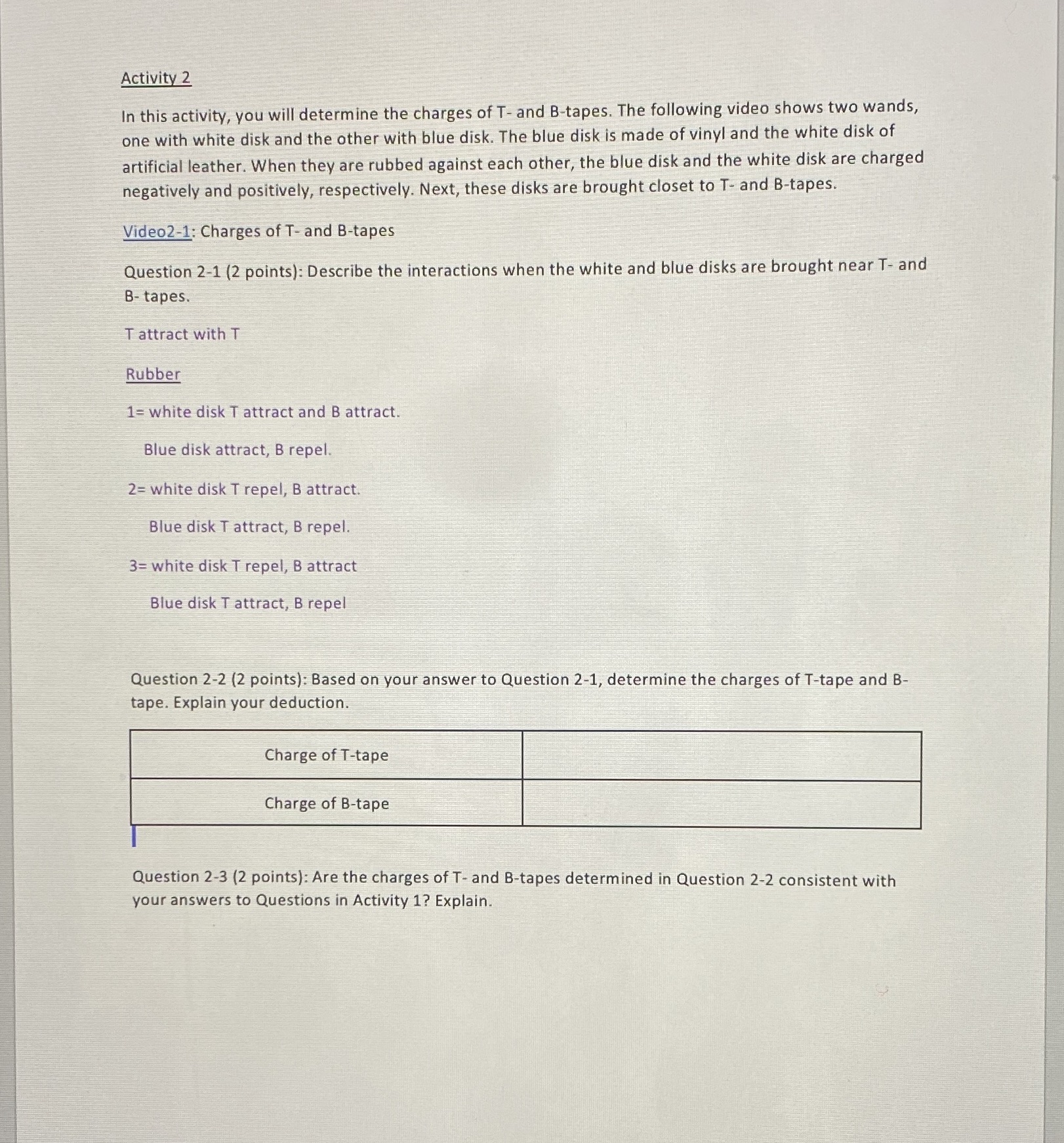 Activity 2 In this activity, you will determine