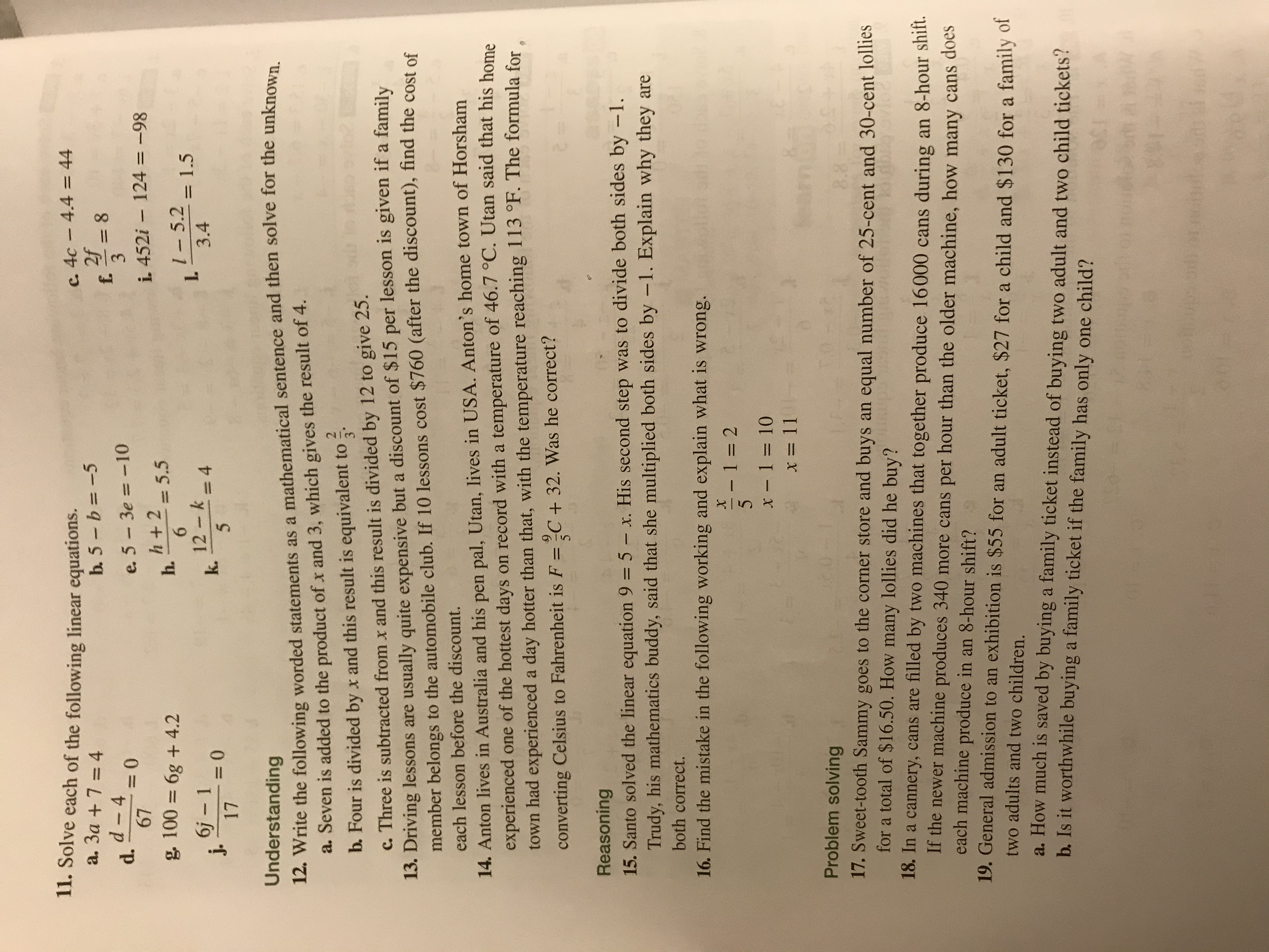 Hey, could you please show the answers and how