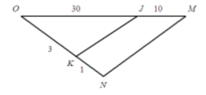 State whether the triangles are similar. If so,