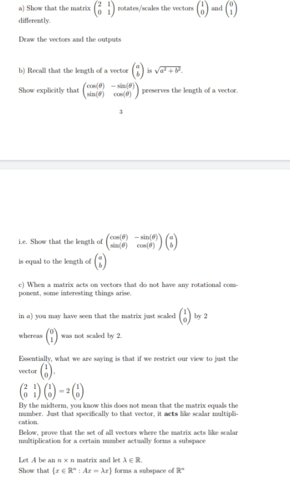 there are part a b c kindly answer all parts a)