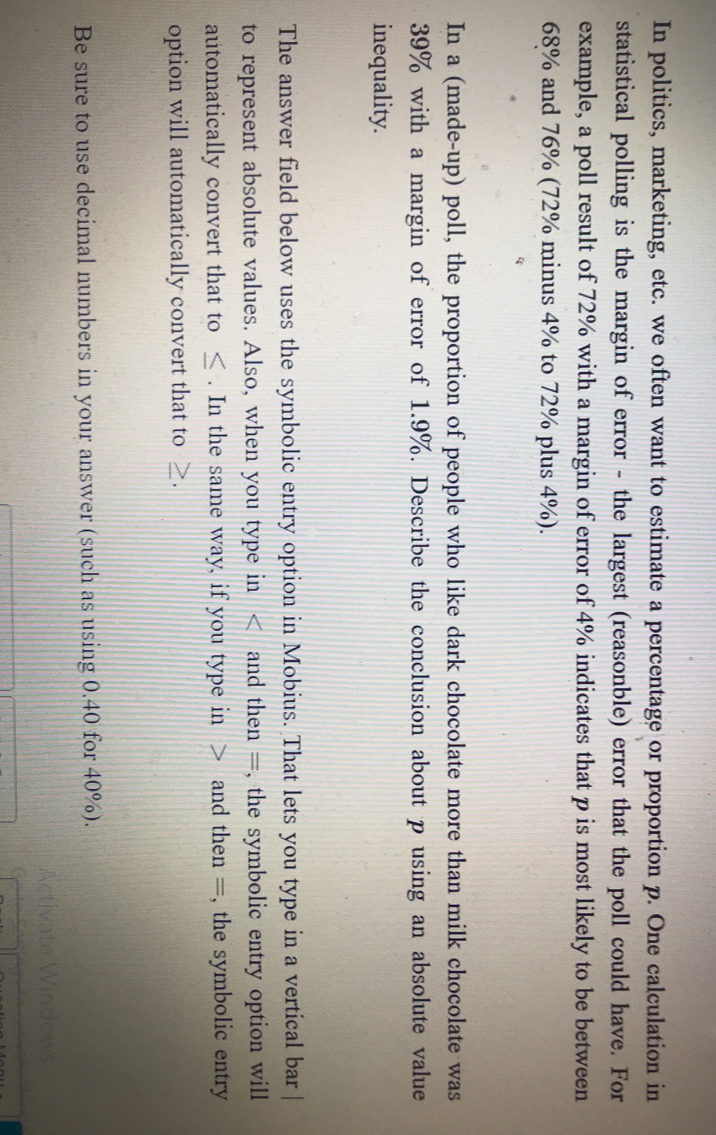 How do I answer this? In politics, marketing,