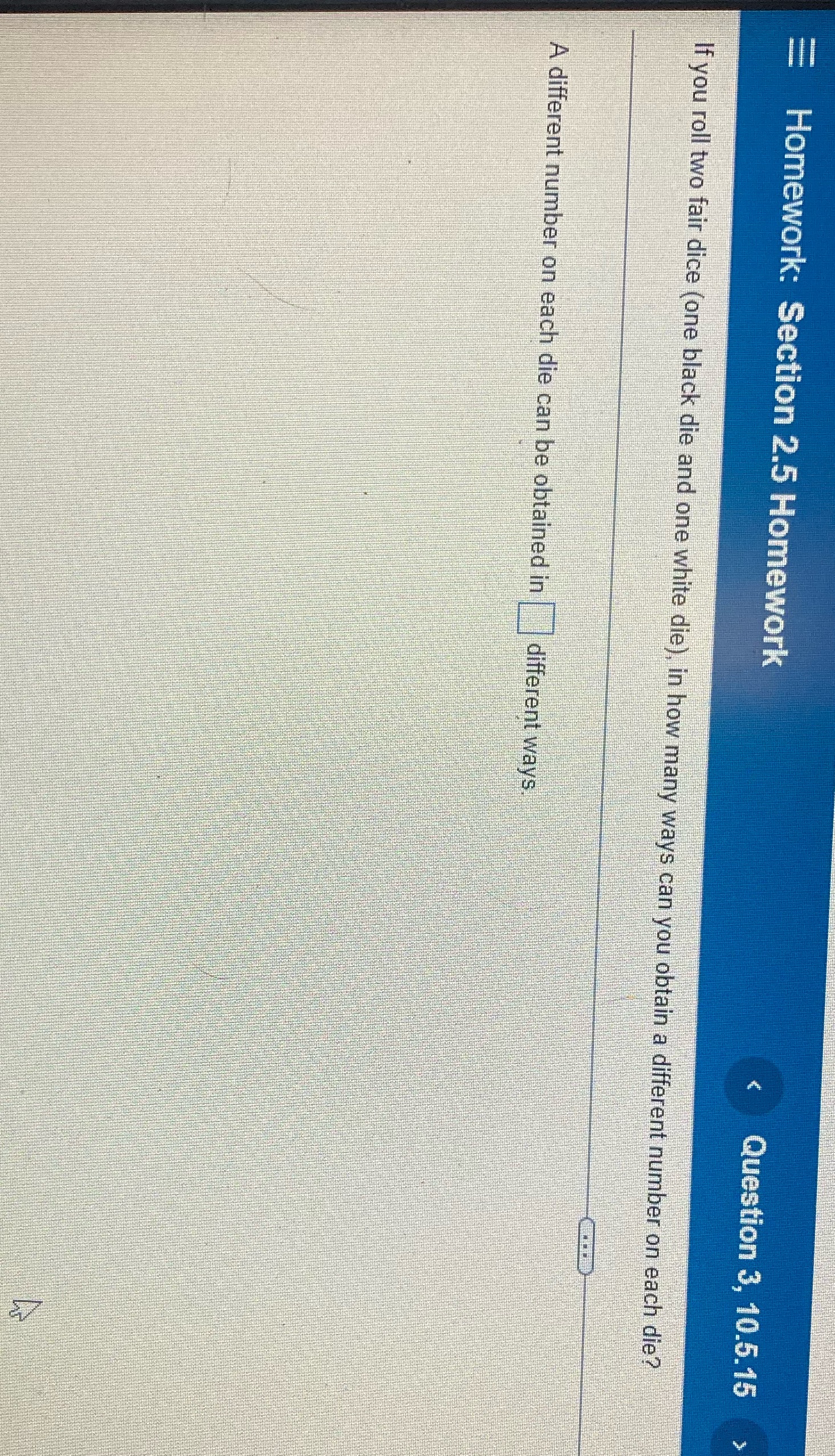 Homework: Section 2.5 Homework Question 3,