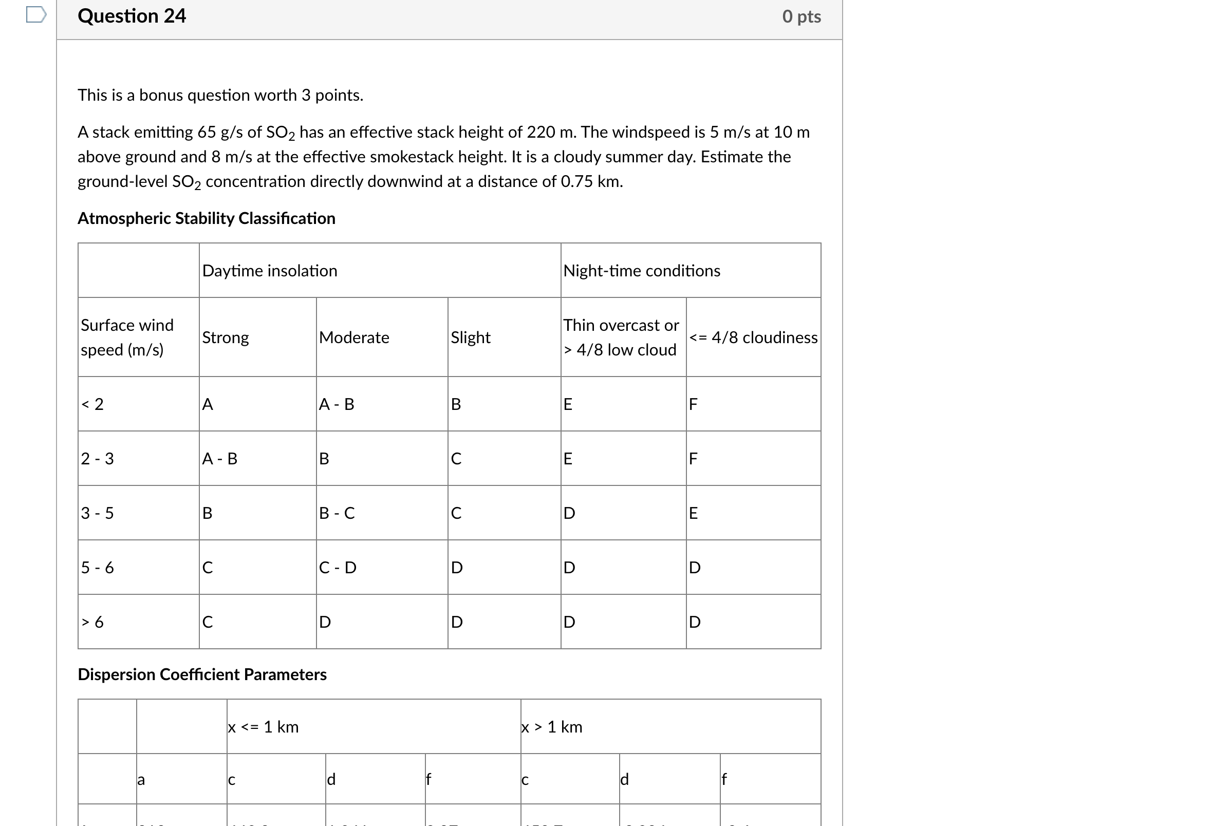 D Question 24 0 pts This is a bonus question