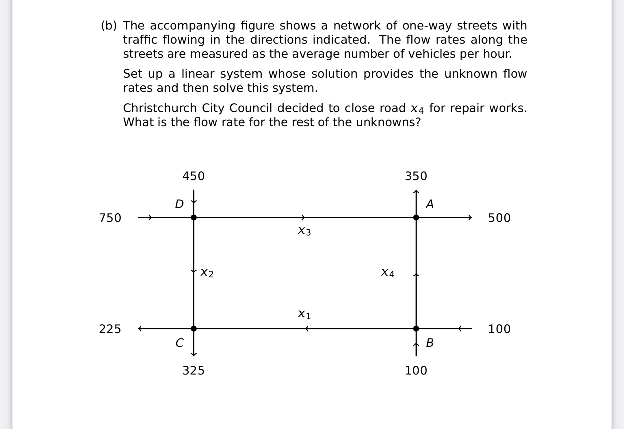 question (b) The accompanying gure shows a