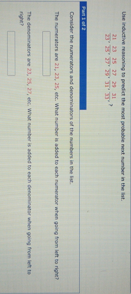 3a Inductive Reasoning Use inductive reasoning to