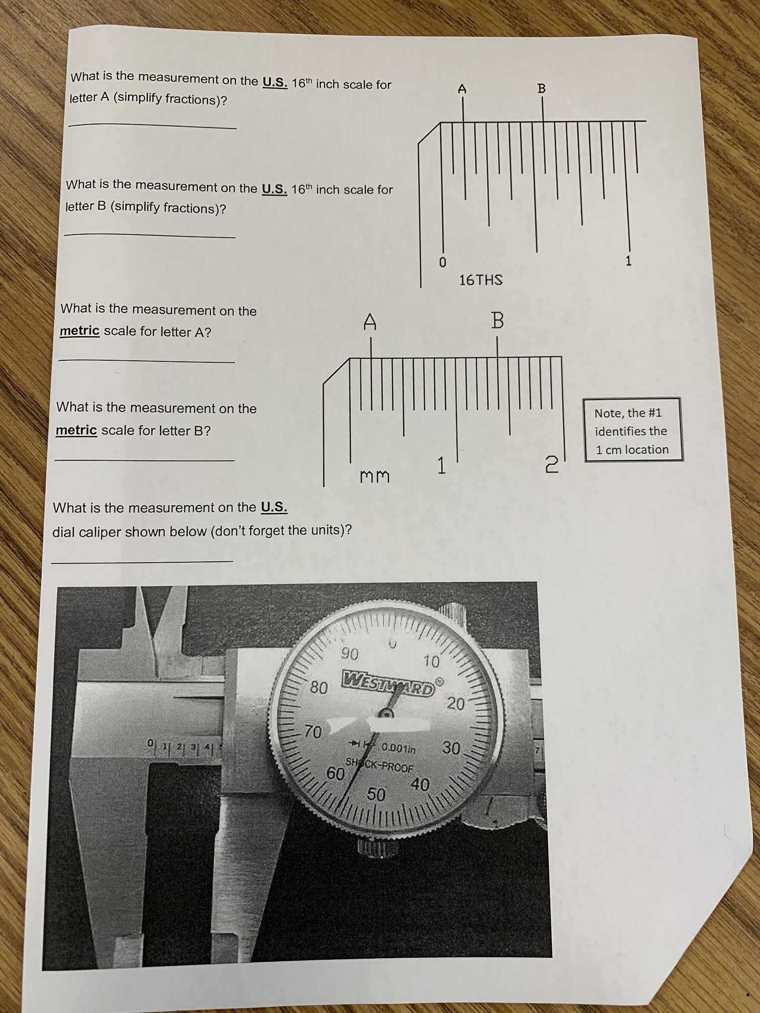 what is the measurement on the U.S. 1eth inch