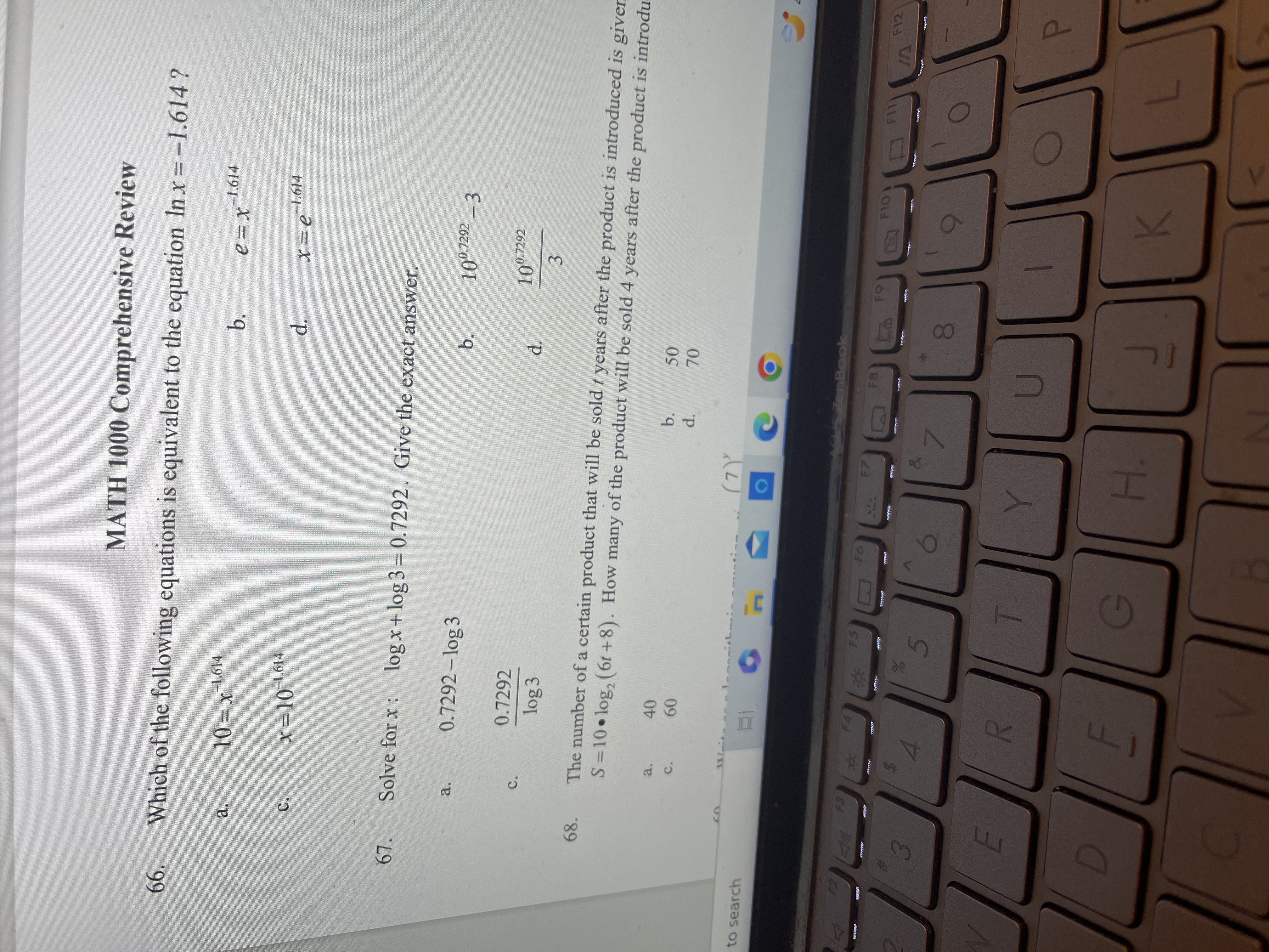 Please solve these questions for me I need to