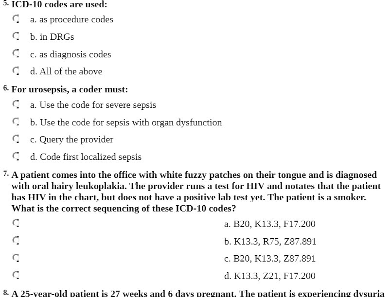 5- [CD-1t} codes are used: c a. as procedure