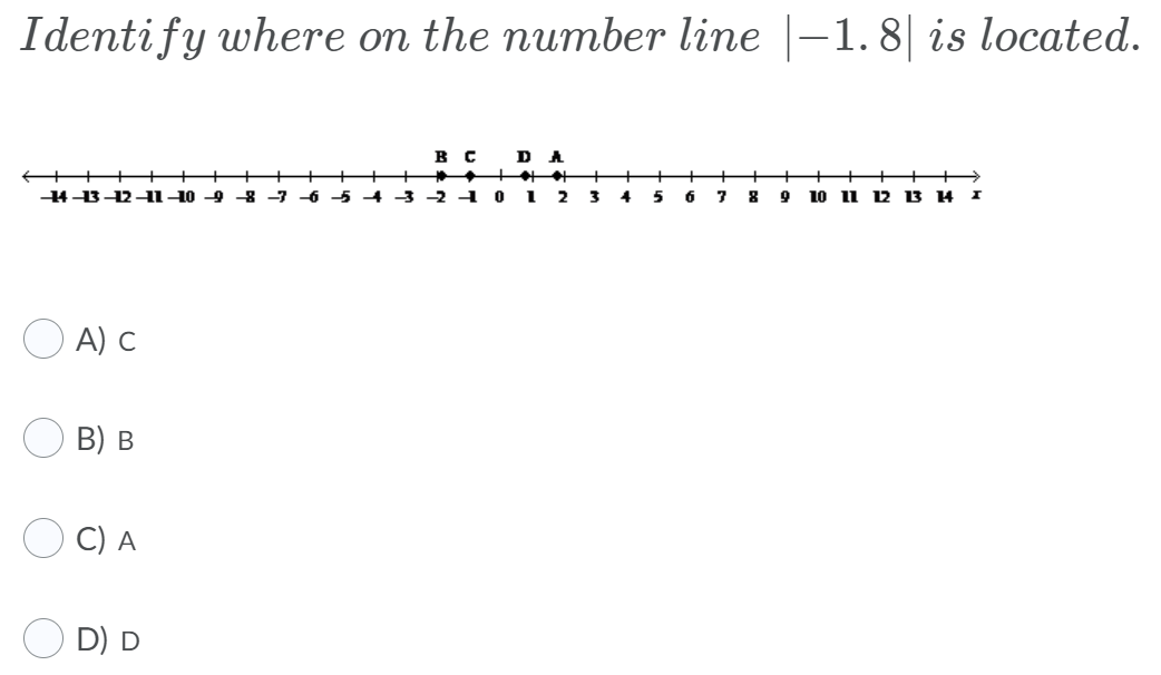 Absolute Value: Evaluate the following