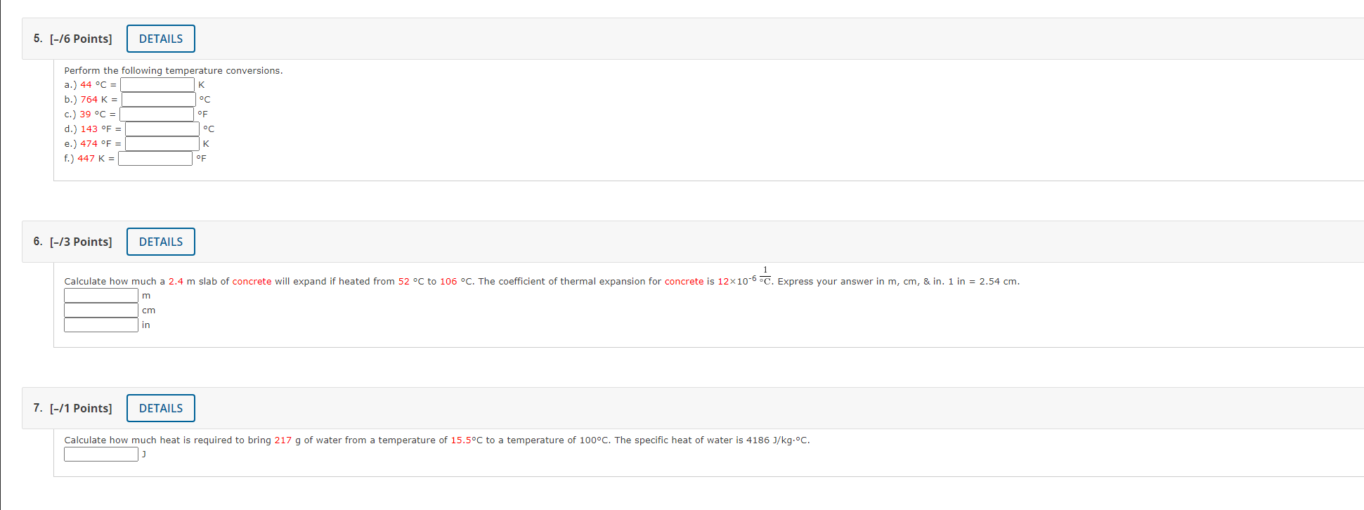 1. [-/2 Points] DETAILS A 67975 lb force is
