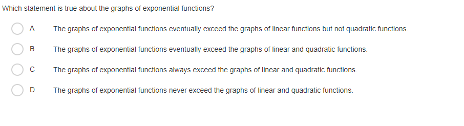 Question 13 The graphs shown on the coordinate