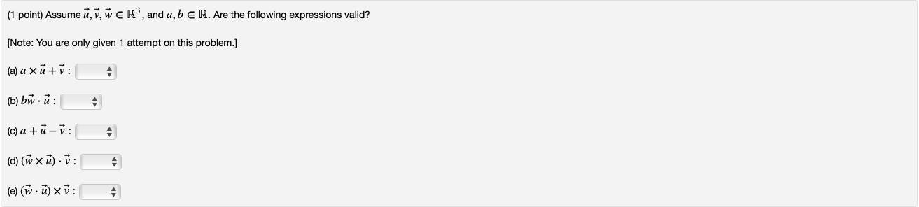 These are two questions from my ma122 webwork