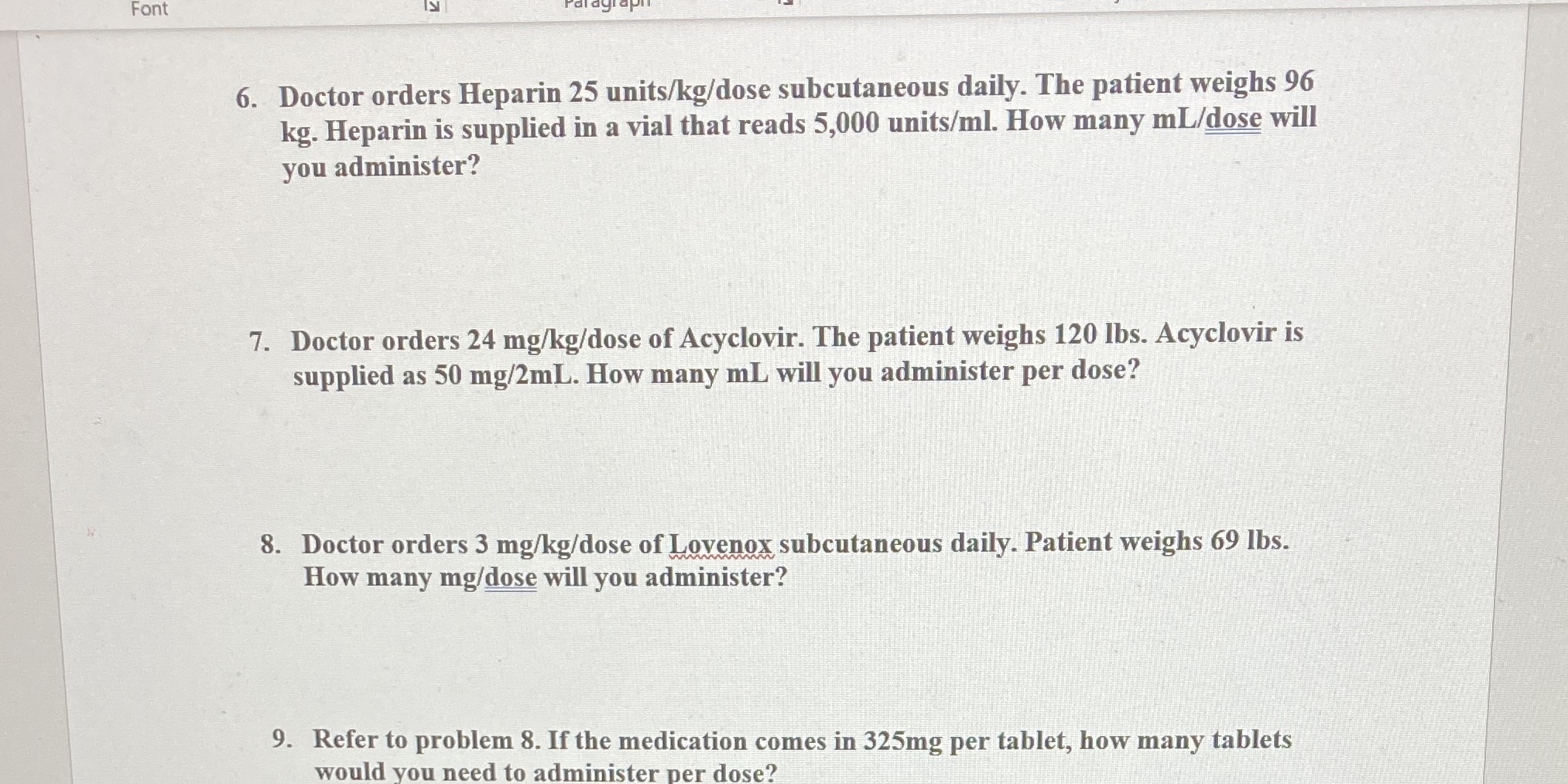 For values greater than 1, round to the tenth