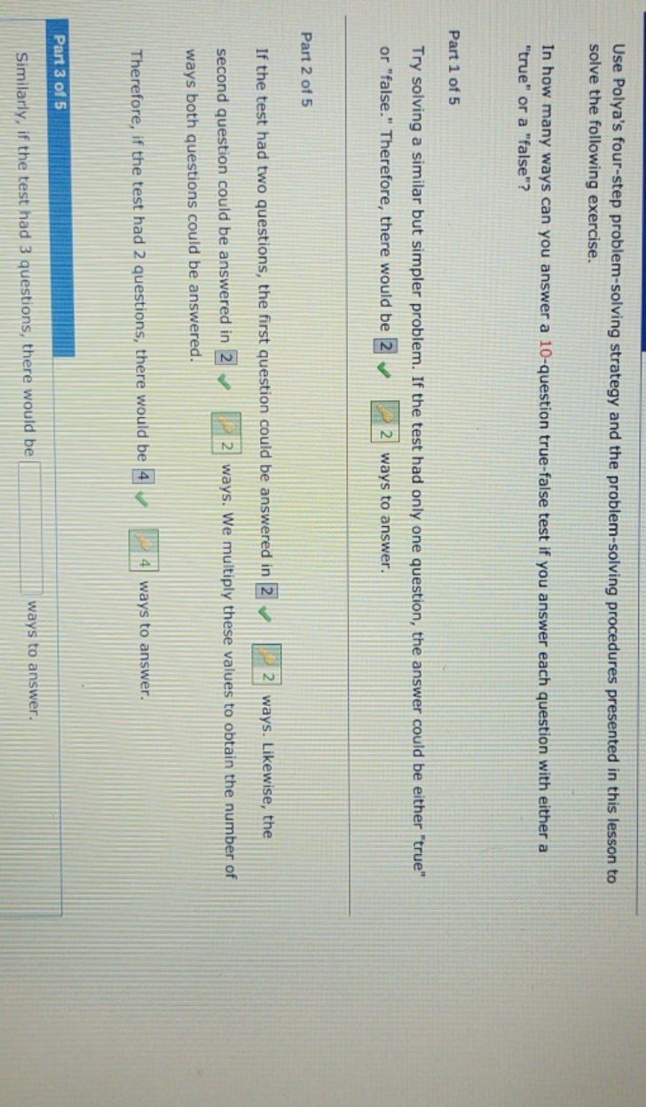 17c According to the information, if the test had