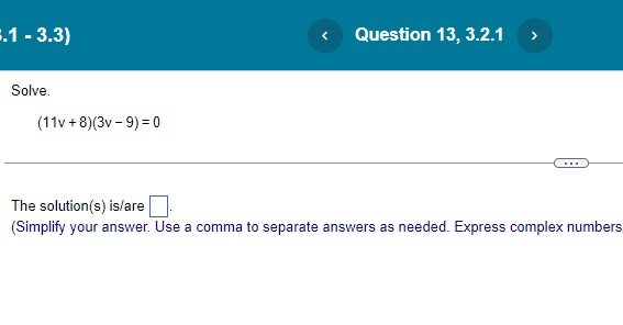 -1 - 3.3) < Question 13, 3.2.1  style=