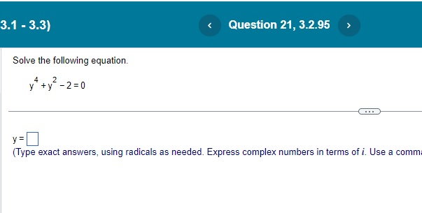 -1 - 3.3) < Question 13, 3.2.1 > Solve. (11v +