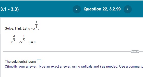 -1 - 3.3) < Question 13, 3.2.1 > Solve. (11v +