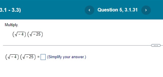 -1 - 3.3) < Question 13, 3.2.1 > Solve. (11v +