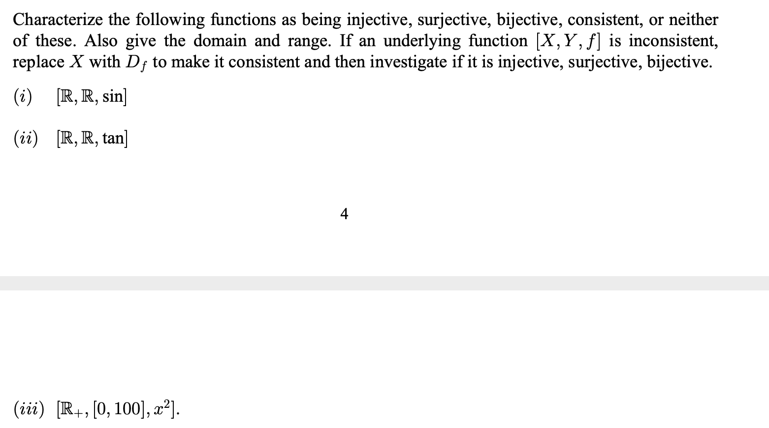 A problem from Discrete Mathematics: Characterize
