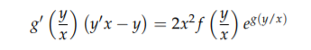 Consider the differential equation \f\f