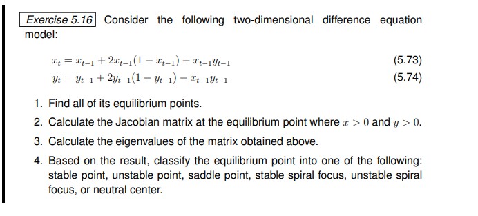Exercise 5.16 Consider the following