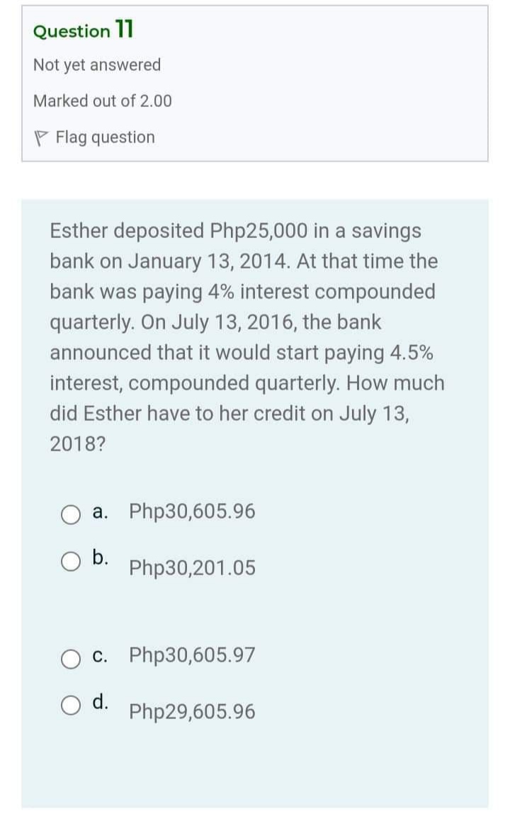 Please help me get unstuck ASAP Question 12 Not