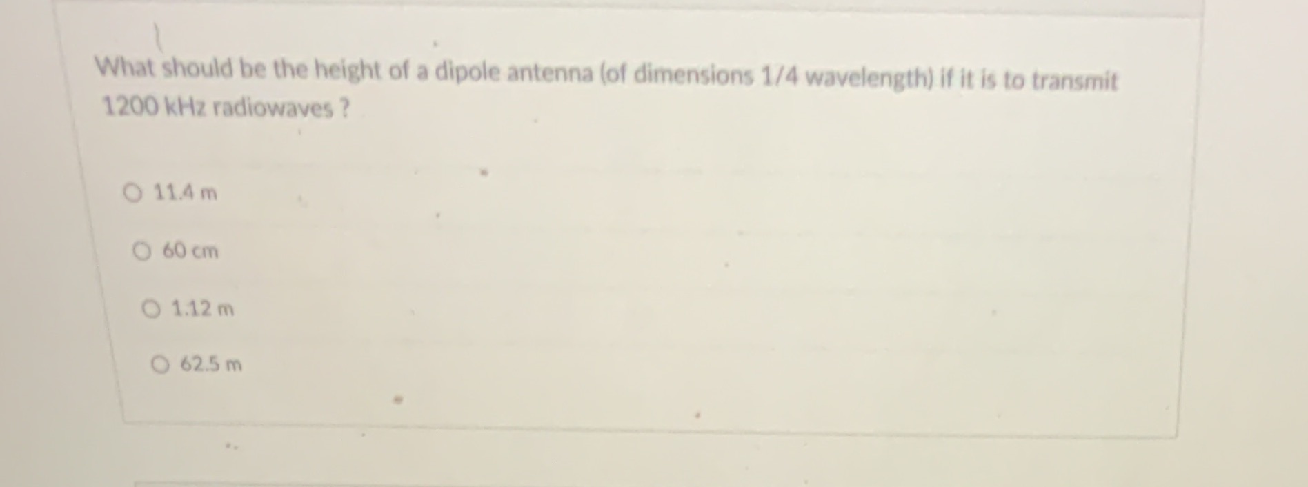 13 What should be the height of a dipole antenna