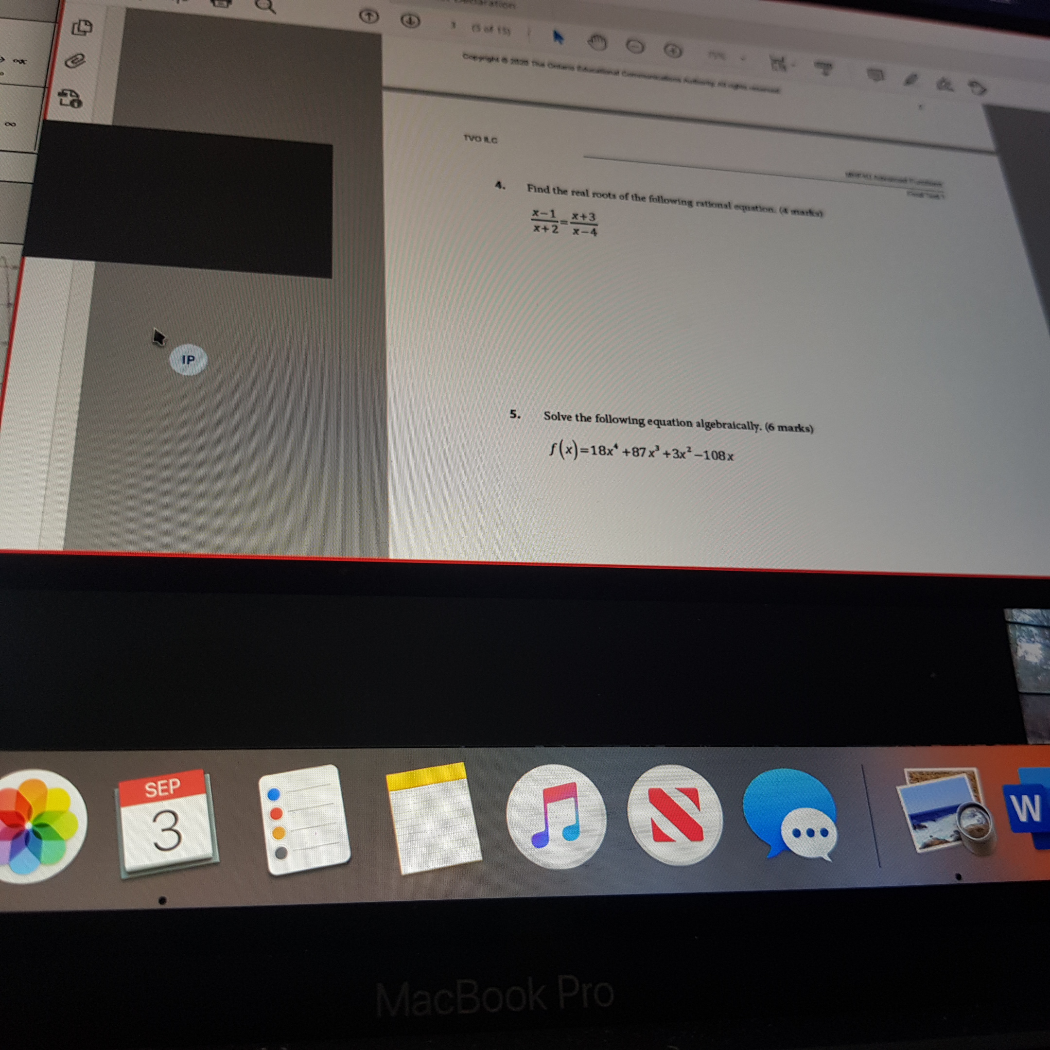 fox . Unit 1: Polynomial and rational fantasy (12