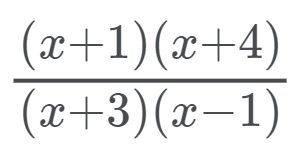 Part 1: Simplifying Rational Expressions: 1.)